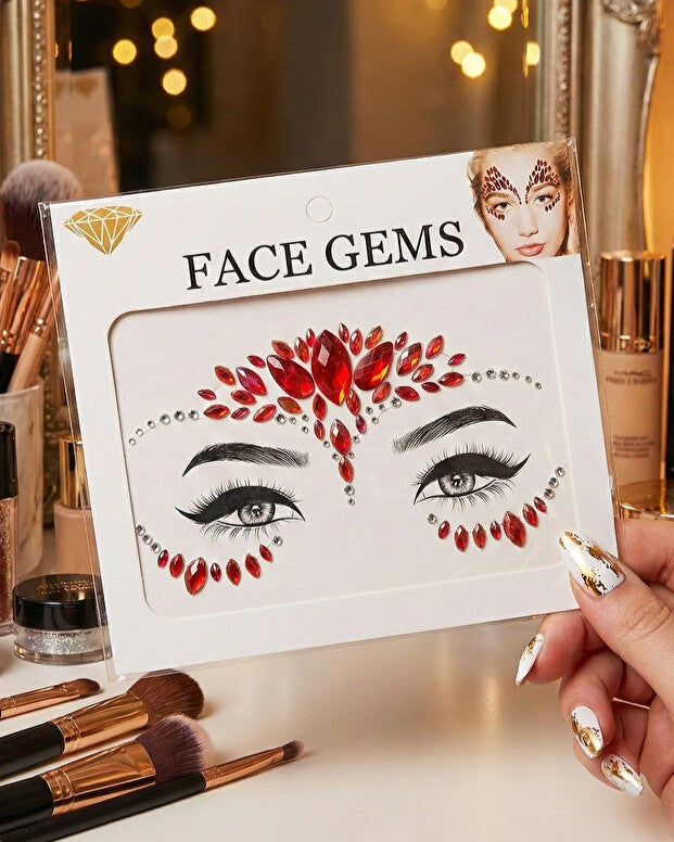 Red Punch Face Gems
